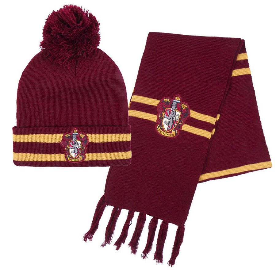 Χειμωνιάτικο Σετ Σκουφί Και Κασκόλ Harry Potter Gryffindor